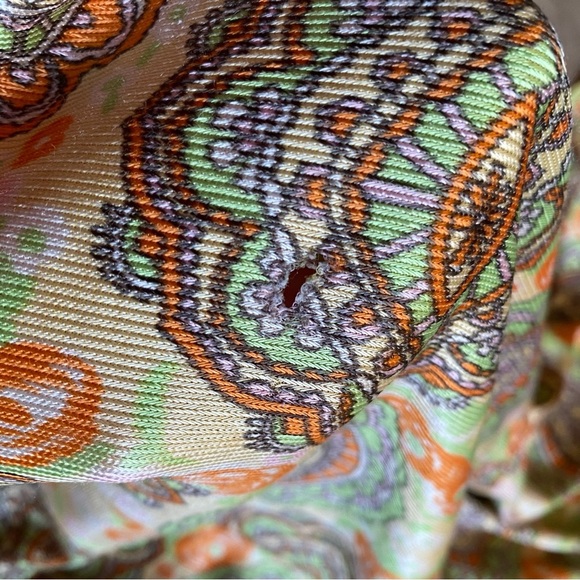 Vintage Maxi Dress House dress Mumu handmade paisley - Picture 7 of 7